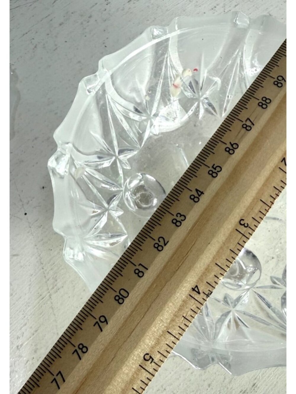 Vintage Frosted & Clear Glass Covered Candy Dish Ornate Lid Pedestal Base - Picture 10 of 11